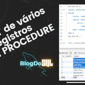 Como fazer INSERT de vários registros em lote sem duplicar as informações numa Procedure?