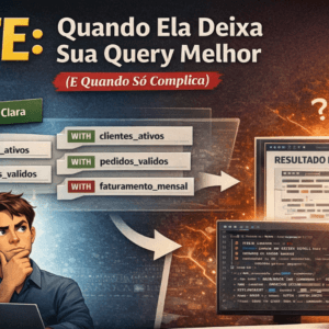 CTE: Quando Ela Deixa Sua Query Melhor (E Quando Só Complica)