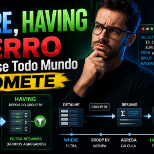 WHERE, HAVING e o Erro Que Quase Todo Mundo Comete