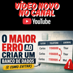Vídeo: O Maior Erro ao Criar um Banco de Dados (e Como Evitar)